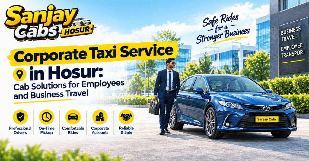 Corporate Taxi Service in Hosur Cab Solutions for Employees and Business Travel