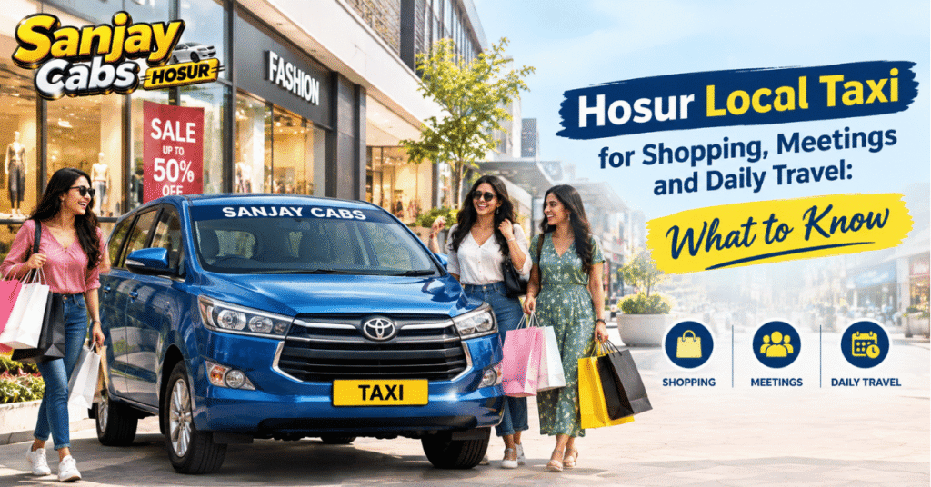 Hosur Local Taxi for Shopping, Meetings and Daily Travel What to Know