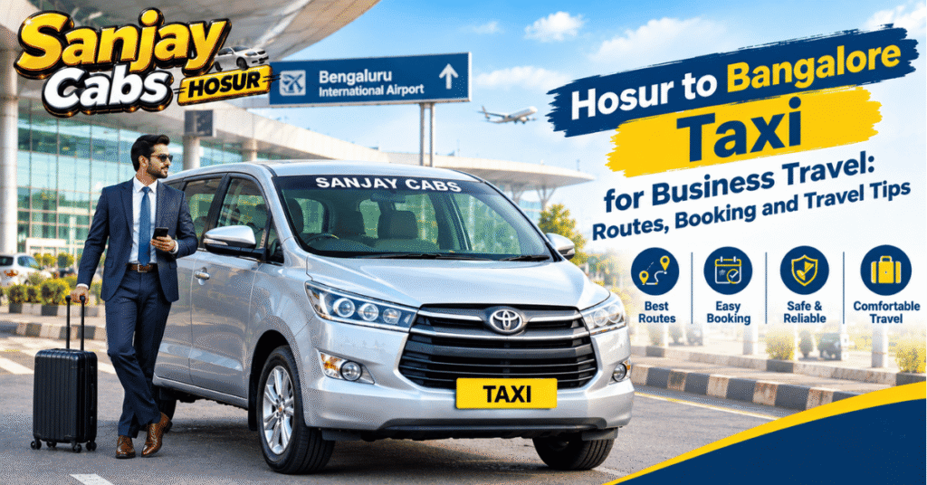Hosur to Bangalore Taxi for Business Travel Routes, Booking and Travel Tips